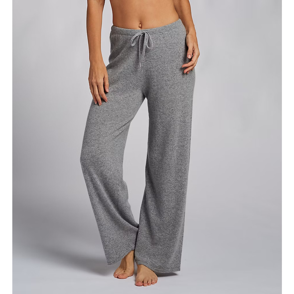 Arlotta 2024 Cashmere Classic Drawstring Pant Grey Medium